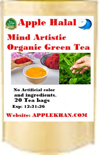 Apple Halal Mind Artistic Organic Green Tea