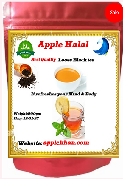 Apple Halal black loose tea