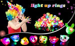 Flashing LED Jelly Light Up Rings