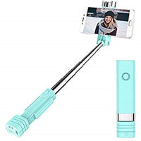 Best Bluetooth Selfie Stick for iPhone X/8/8Plus/7/7Plus/6/6Plus/6s/6s Plus/5S, Galaxy S5/S6/S7/S8, Google, Huawei ect(Blue)