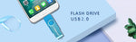 Best  USB Flash Drive  2 in 1 USB Memory Stick Micro Port & USB 2.0 Pen Drive for Android Devices/PC/Tablet/Mac (16GB, Blue)
