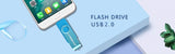 Best  USB Flash Drive  2 in 1 USB Memory Stick Micro Port & USB 2.0 Pen Drive for Android Devices/PC/Tablet/Mac (16GB, Blue)