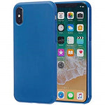 iPhone X Textured Protective Case, Blue