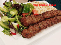 Mom Chicken Kebab with  Salad, Rice & Naan $14.99