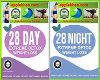 A 100% Pure Natural Apple weight Loss tea 28 Days Colon Cleanse Fat Burn for Man and Women Belly Slimming Tea.