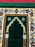 Islamic Prayer Rug Green Color