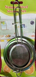 Stainless Steel with Frame and Sturdy Handle, Perfect for Sift, Drain and Rinse Vegetables, Pastas and Tea