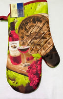 Oven Mitts 1 Pair of Quilted Cotton Lining