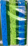 Heavy Duty Dish Cleaning Sponge Use for Kitchens, Bathroom & More