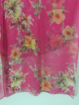 Pink Floral Scarf/ Hijab