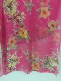 Pink Floral Scarf/ Hijab