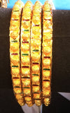 Bangle Gold Color Bracelets Size 2*6