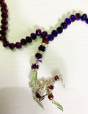 Blue Crystal  Prayer 100 Beads Tasbih