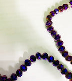 Blue Crystal  Prayer 100 Beads Tasbih