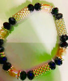 Black Diamond cut Bracelet