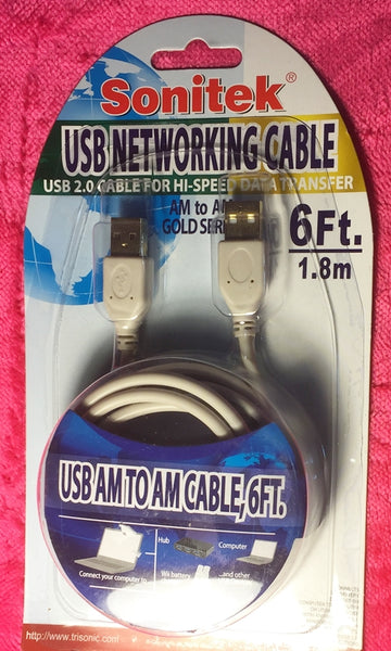 USB Networking Cable 6 FT.