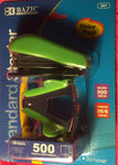 Green Mini Stapler Set  Includes 1 Staplers, 1 Staple Remover Claw and 1 Pack of 500 Staples