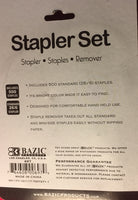 Mini Stapler Set  Includes 1 Staplers, 1 Staple Remover Claw and 1 Pack of 500 Staples