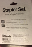 Mini Stapler Set  Includes 1 Staplers, 1 Staple Remover Claw and 1 Pack of 500 Staples