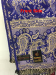 Kashmiri Shawl 100% pure Export Quality Color Blue
