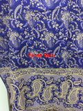 Kashmiri Shawl 100% pure Export Quality Color Blue