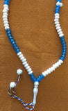 Islamic Tasbih 100 Beads Prayer Color Blue & White