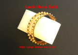 Bangle Gold Color Bracelets Size 2*12