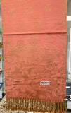 Classic Paisley Pashmina Scarf Peach color Shawl