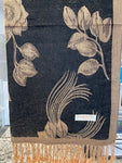 Pashmina Black & Brown color