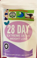 A 100% Pure Natural Apple weight Loss tea 28 Days Colon Cleanse Fat Burn for Man and Women Belly Slimming Tea.
