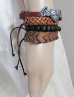 Romantic Leather Handmade Bracelet