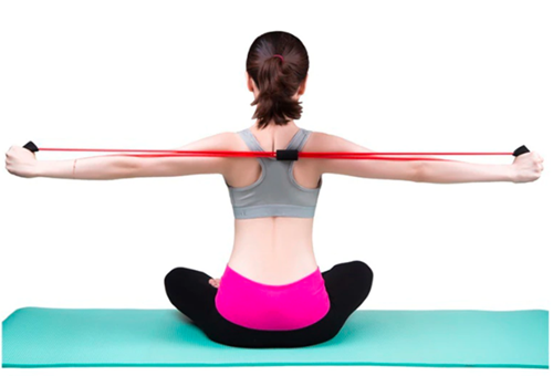 Yoga Gum Fitness Chest Expanded Rope Workout Muscle Fitness Rubber