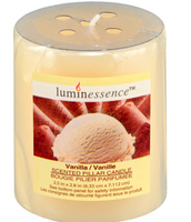 Vanilla-Scented Pillar Candles