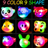 Flashing LED Jelly Light Up Rings