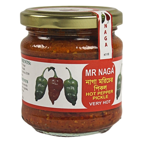 MR NAGA HOT PEPPER PICKLE (6 Glass Jar)