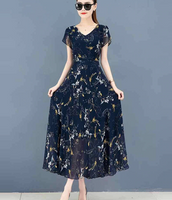 Elegant Women's Dress Long Sleeve