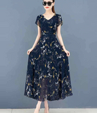 Elegant Women's Dress Long Sleeve