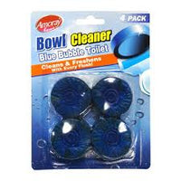 4 PACK AUTOMATIC TOILET BOWL CLEANER TABLETS