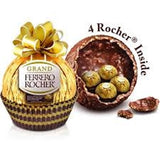 Ferrero Rocher Fine Hazelnut Chocolates, 18 Piece Gift Box,