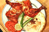 Tandoori Chicken & 2 Naan  $ 14.99